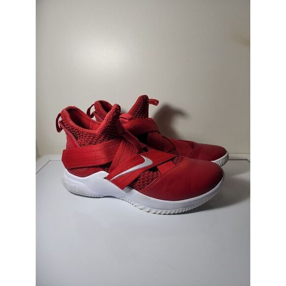 Nike LeBron Soldier 12 TB 'University Red' Men's Size 11.5 - Picture 2 of 6